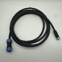 Cognex X-Coded M12 RJ45 Ethernet Cable 3000mm Length Zinc Alloy Nickelplate Housing Connector DIN Ty