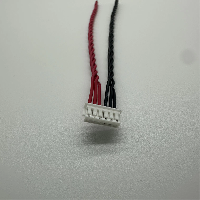 Customized 6P Single Head Terminal Tin-Plated PVC Insulated Harness Cable Red & Black Automobile