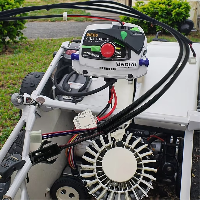 Hall Sensor Bumper Strip Connection Cable Farming Lawn Mower PVC Rubber Nylon Wiring Harness Electro