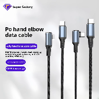 3.2 Type-C 4K60HZ Data Cable for Mobile Phone 20GB Audio Video Transfer Full PD 3A Fast Charging Rig