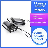 USB2.0 Cardioid Wired OTG Converter Micro USB Adapter for Mobile Phone Charging Data Transmission U 