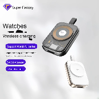 Wireless Portable Magnetic for Apple Watch Charger Safe for All IWatch Series 9V_2A Input 1A Output 