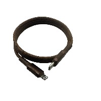 2 in 1 Fast 6A Charging Type-C Cable Magnetic Braided Shielded with Nylon PVC Jacket Data Transmissi