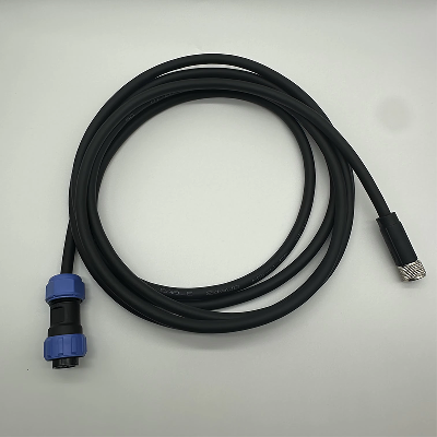 Cognex X-Coded M12 RJ45 Ethernet Cable 3000mm Length Zinc Alloy Nickelplate Housing Connector DIN Ty