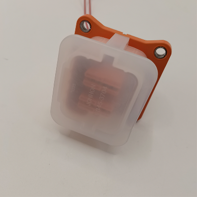 Pole EV Battery Connector 8mm Copper Contact Material with 50A Rated Current Straight Orientation