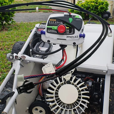 Hall Sensor Bumper Strip Connection Cable Farming Lawn Mower PVC Rubber Nylon Wiring Harness Electro