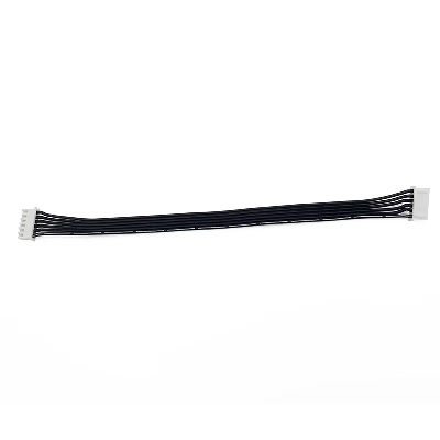 XH2.54 JST 20cm Black Silicon Gel Wires Connector 380mm DC Ribbon Cable Wiring Harness for Electroni