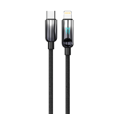 Type-C Cable 1M Fast Charging Flexible Braided for Mobile Phone Power Bank with Gradient Shell Invis
