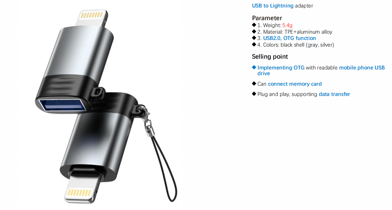 Multiple specifications customized.