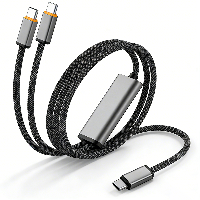 ST312 2-in-1 USB Data Cable Fast Charging Cable 60W Type-C to Type-C and 30W Type-C to Lightning
