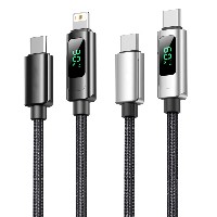 ST96 Digital display data cable 60W Type-C to Type-C /30W Type-C to Lightning