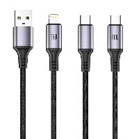 ST285 90° Right-Angle Braided Fast Charging Data Cable 60W Type-C to Type-C /30W Type-C to Lightning