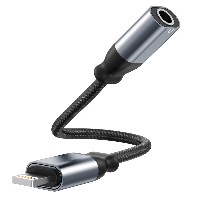 ST-YP-17 Z-Type Lightning to 3.5mm Audio Adapter (Braided Version)