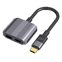 ST-YP-103 Dual Type-C Audio & Charging Cable (TPE Braided Edition)