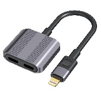 ST-YP-103 Dual Lightning Audio & Charging Cable (TPE Braided Edition)