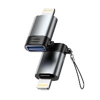 ST199 USB to Lightning adapter USB2.0 OTG function Can connect memory card Plug and play, supporting