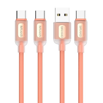 ST454 Transparent Silicone Data Cable 60W Type-C to Type-C /30W Type-C to Lightning