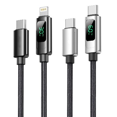 ST96 Digital display data cable 60W Type-C to Type-C /30W Type-C to Lightning