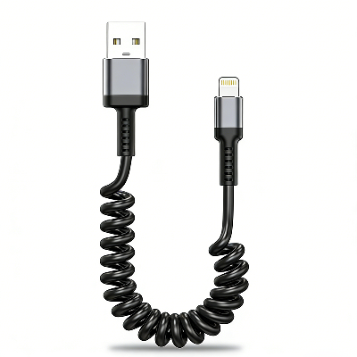 ST67 Carplay Spring data cable 60W Type-C to Type-C /30W Type-C to Lightning