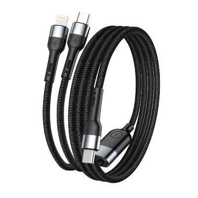 ST229 All-in-Three Fast Charging Alloy Data Cable