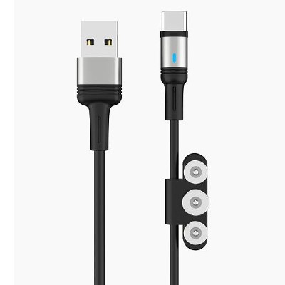ST114 Magnetic second generation charging data cable USB-LIGHTNING/MICRO/TYPE-C