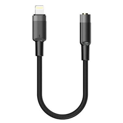 ST-YP-103 Lightning to 3.5mm Female Audio Adapter (Braided Short Version)